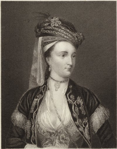 Lady Mary Wortley Montagu autorstwa English School