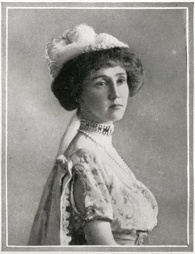 Lady Rothes, fragment Pasażerów na RMS Titanic, z „The Sphere”, 27 kwietnia 1912 (lito) (patrz także 450780) autorstwa English School