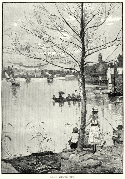 Jezioro Wendouree (grawerunek) autorstwa English School
