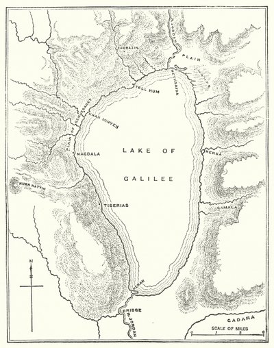 Jezioro Galilejskie (rycina) autorstwa English School