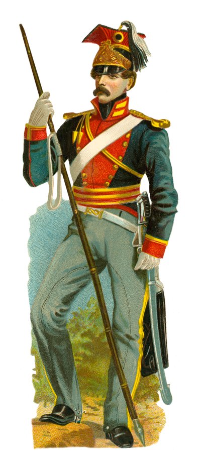 Ułan, czasy króla Wilhelma IV, 1831-37 autorstwa English School