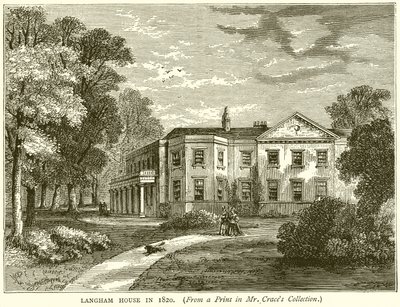 Dom Langhama w 1820 r. autorstwa English School