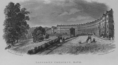 Lansdown Crescent, Bath autorstwa English School