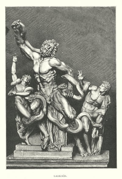 Laocoon (rycina) autorstwa English School