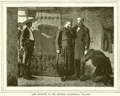 Ostatnie chwile cesarza Maksymiliana autorstwa English School