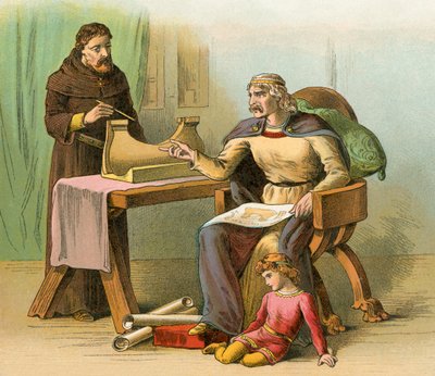 Ostatnie lata panowania króla Roberta: budowa statków autorstwa English School