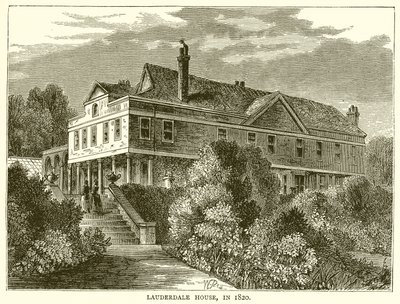 Dom Lauderdale, w 1820 r. autorstwa English School