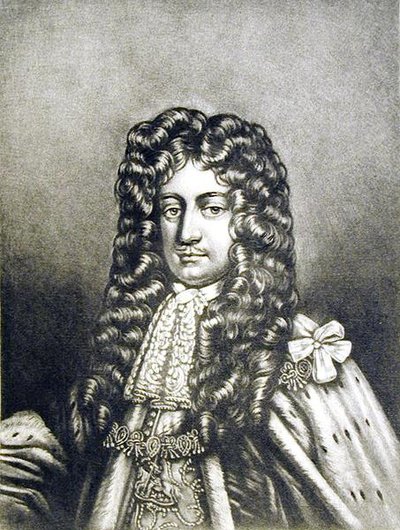 Laurence Hyde (1641-1711) 1. hrabia Rochester, ilustracja z Portretów postaci wybitnych w historii brytyjskiej, ryty przez Roberta Dunkartona (1744-c.1817) (mezzotinta) autorstwa English School