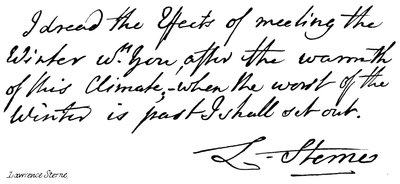 Laurence Stern autorstwa English School