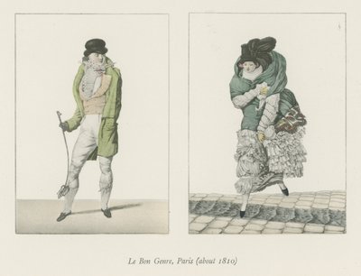 Le Bon Gatunek, Paryż (ok. 1810) autorstwa English School