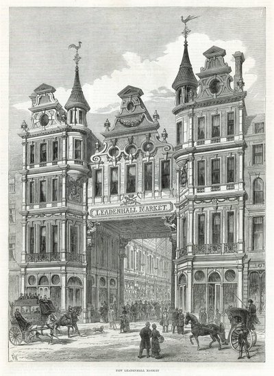 Rynek Leadenhall autorstwa English School