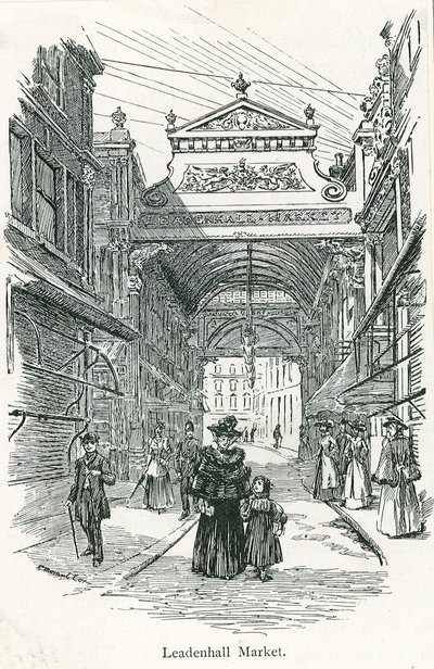 Rynek Leadenhall autorstwa English School