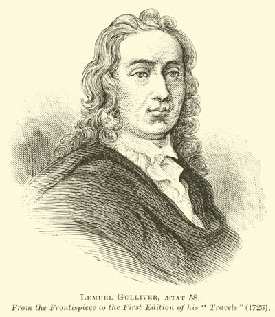 Lemuel Gulliver, aetat 58 autorstwa English School