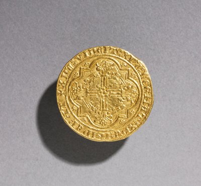 Lampart d „Or Edwarda III Anglii autorstwa English School