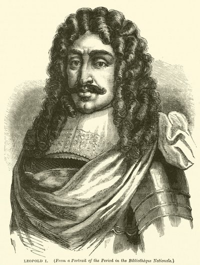 Leopold I (rycina) autorstwa English School