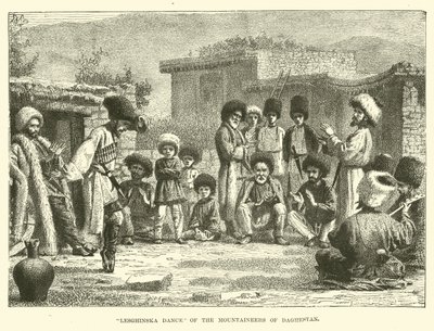 Lesghinska Taniec alpinistów Daghestanu autorstwa English School