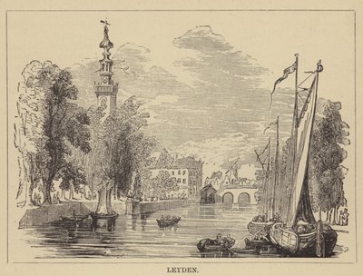 Leyden (grawerowanie) autorstwa English School