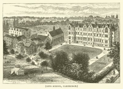 Leys School, Cambridge (grawerunek) autorstwa English School