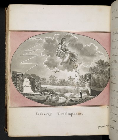 Triumf wolności, „Przygody Thomasa Waltera, opowiedziane przez przyjaciela”: autobiografia Jorgena Jorgensena, dedykowana Williamowi Jacksonowi Hookerowi (kolorowa rycina) autorstwa English School