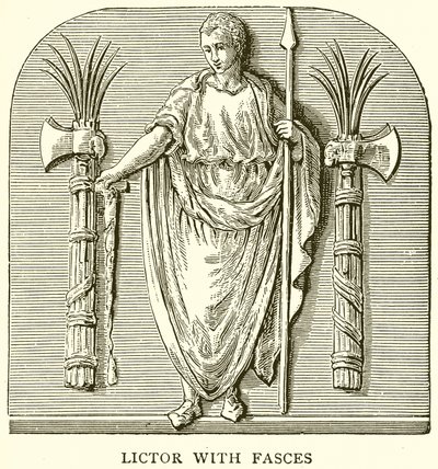 Liktor z Fasces autorstwa English School