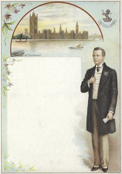 Karta Liebiga z Josephem Chamberlainem autorstwa English School