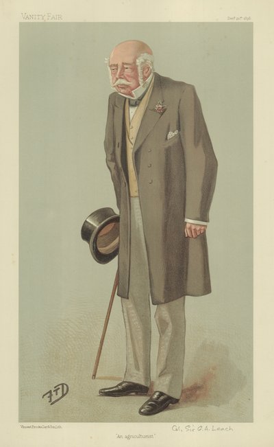 Podpułkownik Sir George Archibald Leach autorstwa English School