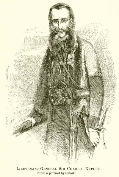 Generał porucznik Sir Charles Napier autorstwa English School