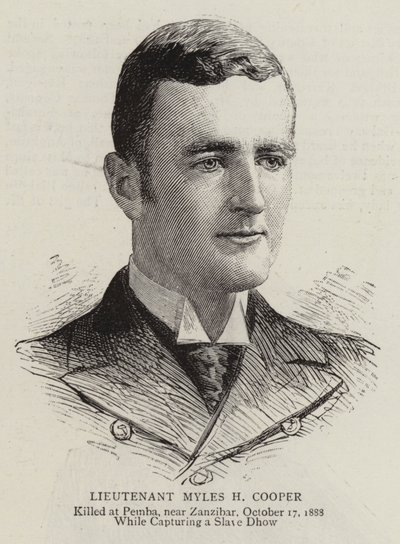 Porucznik Myles H Cooper autorstwa English School