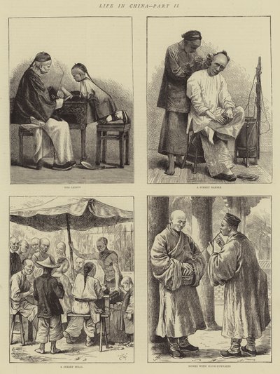 Życie w Chinach, część II (grafika) autorstwa English School