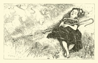 Mały Bo-Peep autorstwa English School