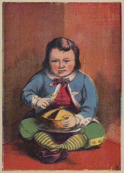 Little Jack Horner (kolor lito) autorstwa English School