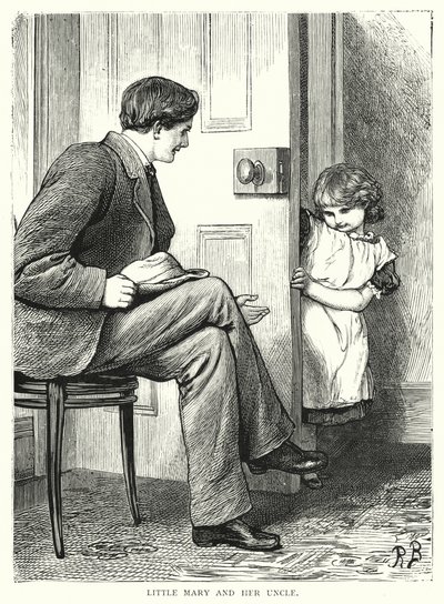 Mała Maria i jej wujek (rycina) autorstwa English School