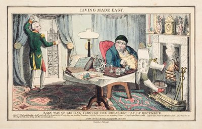 Living Made Easy, wydrukowane przez J. Netherclift, wydane w Londynie przez Thomas McLean autorstwa English School