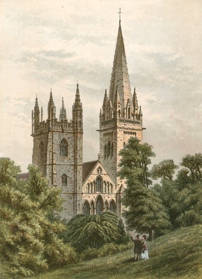 Katedra w Llandaff autorstwa English School
