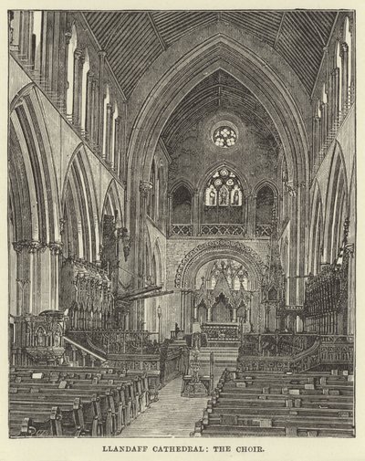 Katedra w Llandaff, Chór autorstwa English School