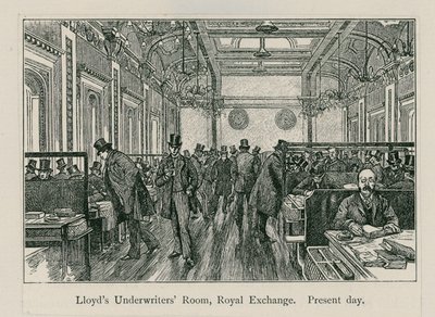 Lloyds Underwriters Room, Royal Exchange von English School