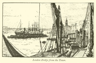 Londyński Most z Wieży autorstwa English School