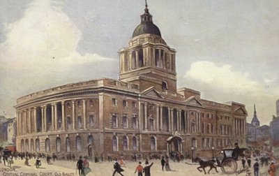 Londyn, Centralny Sąd Karny, Old Bailey autorstwa English School