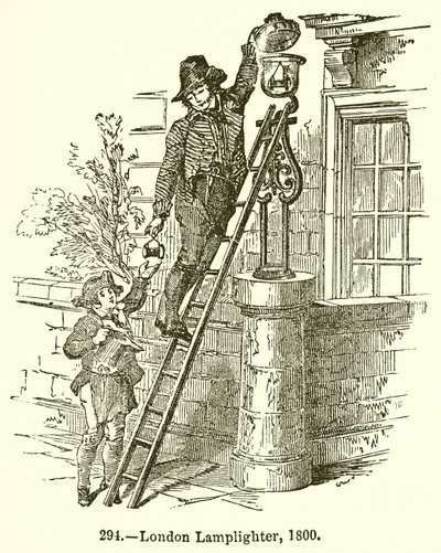 Londyński latarnik, 1800 autorstwa English School