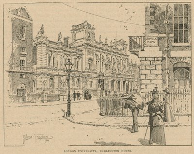 Uniwersytet Londyński, Burlington House autorstwa English School
