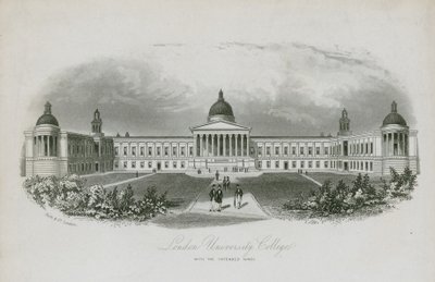 London University College, z zamierzonymi skrzydłami autorstwa English School