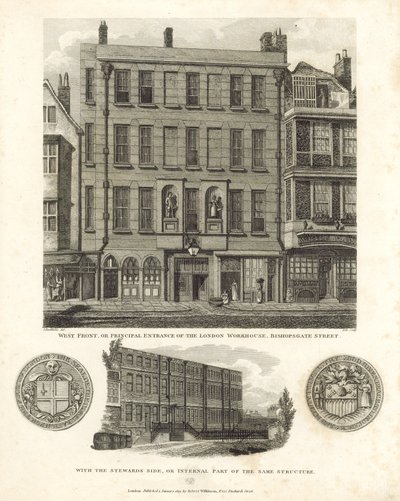 Londyn Workhouse, Bishopsgate Street autorstwa English School