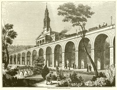 London and Greenwich Railway autorstwa English School