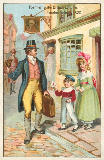 Londyński listonosz autorstwa English School