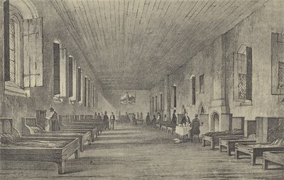 Długa Komnata, 1844 (grawiura) autorstwa English School