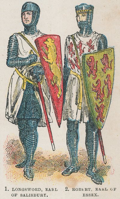 Longsword, hrabia Salisbury; Robert, hrabia Essex autorstwa English School
