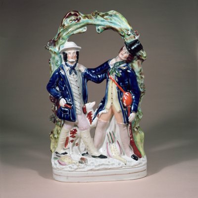 Grupa Longton Hall autorstwa Sampson Smith, ok. 1850 (porcelana) autorstwa English School