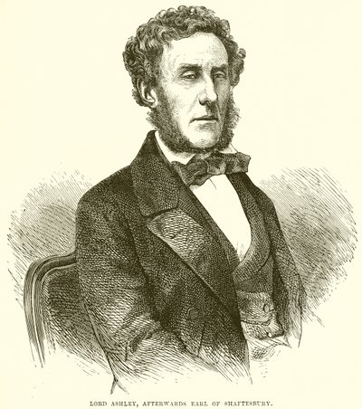 Lord Ashley, później hrabia Shaftesbury autorstwa English School