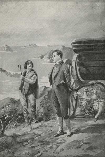 Lord Byron wychodzi na przejażdżkę autorstwa English School