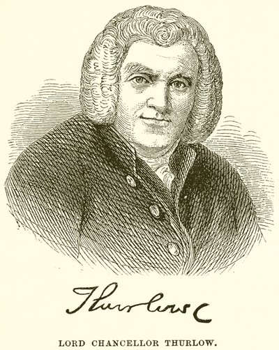 Lord Kanclerz Thurlow autorstwa English School